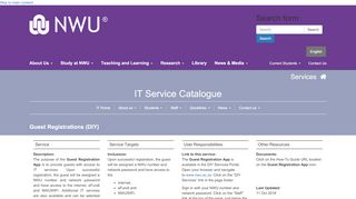 
                            3. Guest Registrations (DIY) | IT Service Catalogue | Services | NWU ...