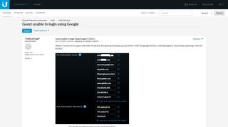 
                            1. Guest unable to login using Google - Ubiquiti Networks Community