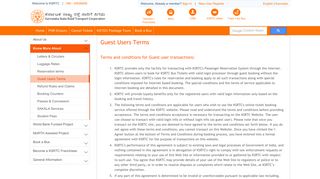 
                            8. Guest Users Terms - KSRTC Official Website for Online Bus Ticket ...