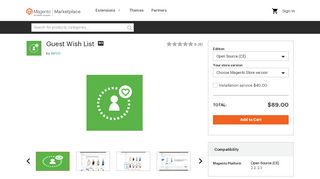 
                            5. Guest Wish List - Magento Marketplace