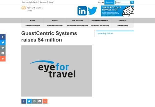 
                            11. GuestCentric Systems raises $4 million | Travel Industry News ...
