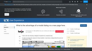 
                            4. gui design - What is the advantage of a modal dialog vs a new page ...