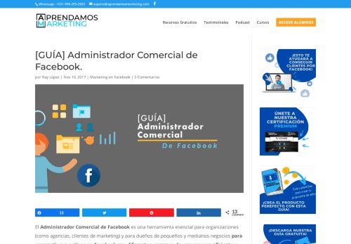 
                            5. [GUÍA] Administrador Comercial de Facebook. - Aprendamos Marketing