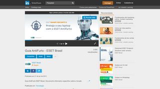 
                            13. Guia AntiFurto - ESET Brasil - SlideShare