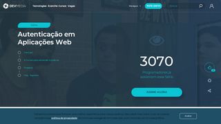 
                            5. Guia de Autenticação de Cadastro e Login em Aplicações ... - DevMedia