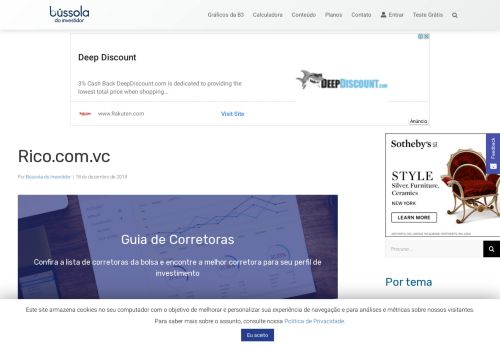 
                            3. Guia de Corretoras da Bolsa - DirectaInvest - Bússola do Investidor