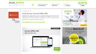 
                            13. Guía de uso: Correo Office 365 - acens blog