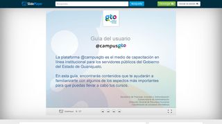 
                            3. Guía del usuario La es el medio de capacitación en línea institucional ...