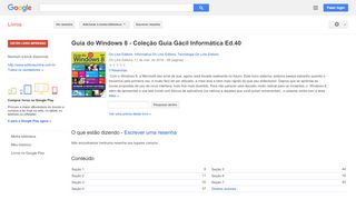 
                            11. Guia do Windows 8 - Coleção Guia Gácil Informática Ed.40