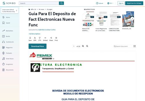 
                            4. Guia Para El Deposito de Fact Electronicas Nueva Func - Scribd