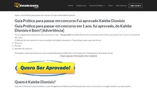 
                            8. Guia Prático para passar em concurso Fui aprovado Kalebe Dionísio ...