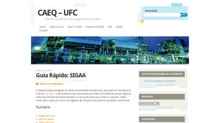 
                            11. Guia Rápido: SIGAA | CAEQ - UFC