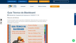 
                            7. Guia Técnico do Blackboard - FPB