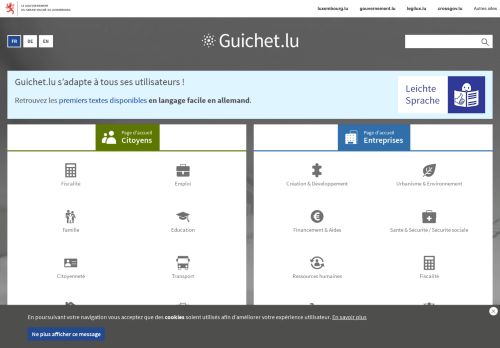 
                            5. Guichet.lu - Guide administratif // Luxembourg