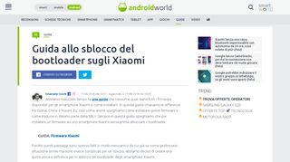 
                            8. Guida allo sblocco del bootloader sugli Xiaomi | AndroidWorld