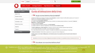 
                            6. Guida attivazione ADSL e telefono fisso - Privati - Vodafone