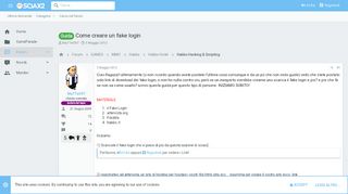 
                            1. Guida - Come creare un fake login | Sciax2.it Forum