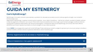 
                            7. Guida My EstEnergy - Fornitore energia elettrica - Forniture gas