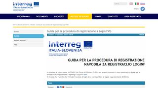 
                            11. Guida per la procedura di registrazione a Login FVG | Italia Slovenia