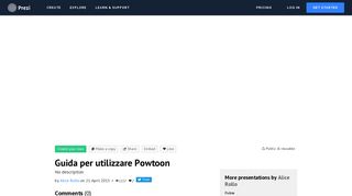 
                            12. Guida per utilizzare Powtoon by Alice Rollo on Prezi