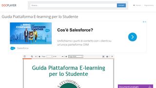 
                            12. Guida Piattaforma E-learning per lo Studente - PDF - DocPlayer