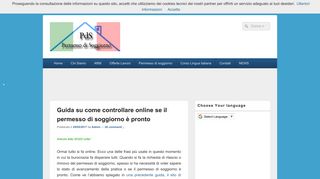 
                            13. Guida: verificar online se il permesso di soggiorno è pronto