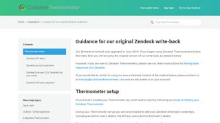 
                            12. Guidance for our original Zendesk write-back - Customer Thermometer