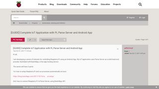 
                            2. [GUIDE] Complete IoT Application with Pi, Parse Server and Android ...