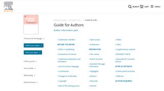 
                            2. Guide for authors - Corrosion Science - ISSN 0010-938X - Elsevier
