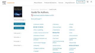 
                            2. Guide for authors - World Neurosurgery - ISSN 1878-8750 - Elsevier