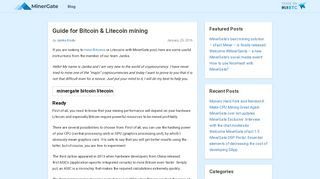
                            8. Guide for Bitcoin & Litecoin mining — Official MinerGate Blog
