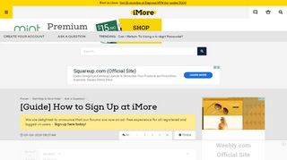 
                            12. [Guide] How to Sign Up at iMore - iPhone, iPad, iPod ...