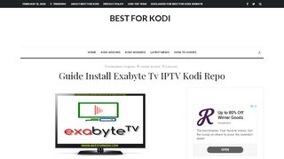 
                            13. Guide Install Exabyte Tv IPTV Kodi Repo - Best for Kodi