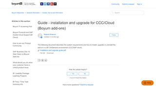 
                            12. Guide - installation and upgrade for CCC/Cloud (Boyum ...