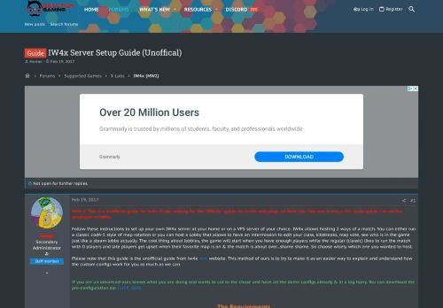 
                            10. Guide - IW4x Server Setup Guide (Unoffical) | REACTion Gaming