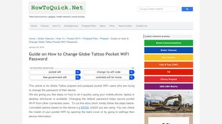 
                            12. Guide on How to Change Globe Tattoo Pocket WiFi Password ...