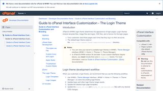 
                            1. Guide to cPanel Interface Customization - The Login Theme ...