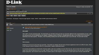 
                            5. Guide to DD-WRT (custom firmware) for DIR-615 - D-Link Forums