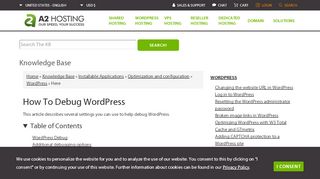 
                            12. Guide to Debugging WordPress - A2 Hosting