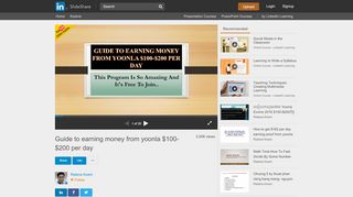 
                            9. Guide to earning money from yoonla $100-$200 per day - SlideShare