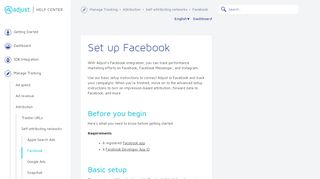 
                            13. Guide to Facebook Mobile Measurement - Adjust docs