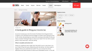 
                            11. Guide to Income Tax Filing | DBS Singapore - DBS Bank