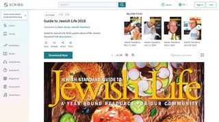 
                            11. Guide to Jewish Life 2018 | Medicine | Wellness - Scribd