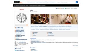 
                            7. Guide to Law Online: India | Law Library of Congress