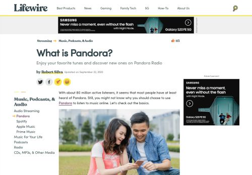 
                            9. Guide to Pandora Internet Music Streaming Service - Lifewire