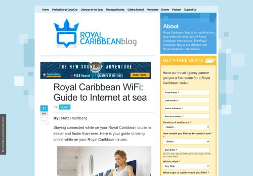 
                            6. Guide to Royal Caribbean Voom WiFi Internet prices and tips | Royal ...