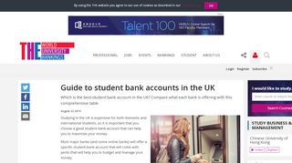 
                            13. Guide to student bank accounts in the UK | Times Higher ...