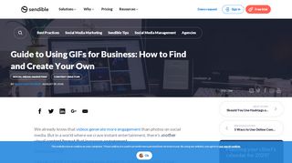 
                            11. Guide to Using GIFs for Business: How to Find and Create Your Own