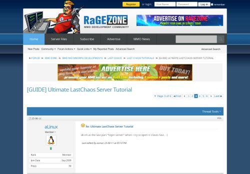 
                            12. [GUIDE] Ultimate LastChaos Server Tutorial - Page 3 - RaGEZONE ...