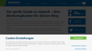 
                            8. Guide zu Jetpack – Werkzeugkasten für den Blog - Mittwald